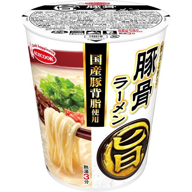 エースコック まる旨　豚骨ラーメン