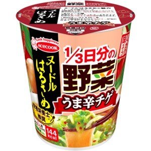 エースコック ヌードルはるさめ　１／３日分の野菜　うま辛チゲ