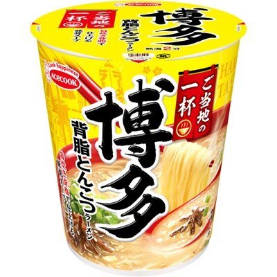 エースコック ご当地の一杯　博多　背脂とんこつラーメン