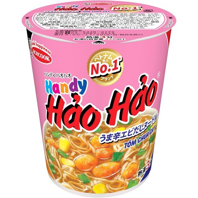 エースコック タテ型 Handy Hao Hao Tom Chua Cay（ハンディ ハオハオ トム チュア カイ）