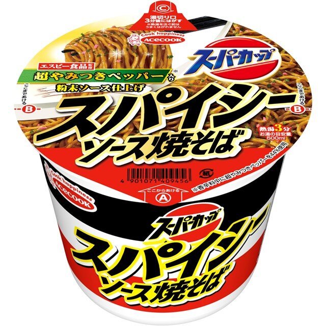 エースコック スーパーカップ　スパイシーソース焼そば