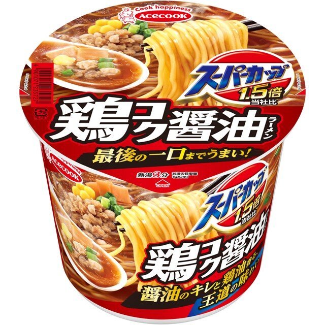 エースコック スーパーカップ1.5倍　しょうゆラーメン