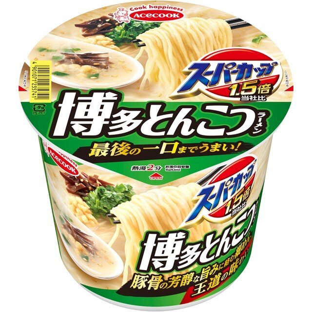 エースコック スーパーカップ1.5倍　とんこつラーメン
