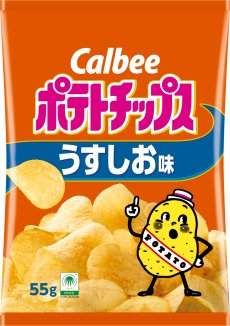 カルビー ポテトチップス うすしお味 55g