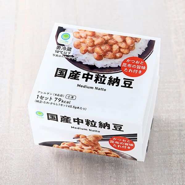 ファミリーマート かつおと昆布の旨味たれ付き 国産中粒納豆 2024年8月11日