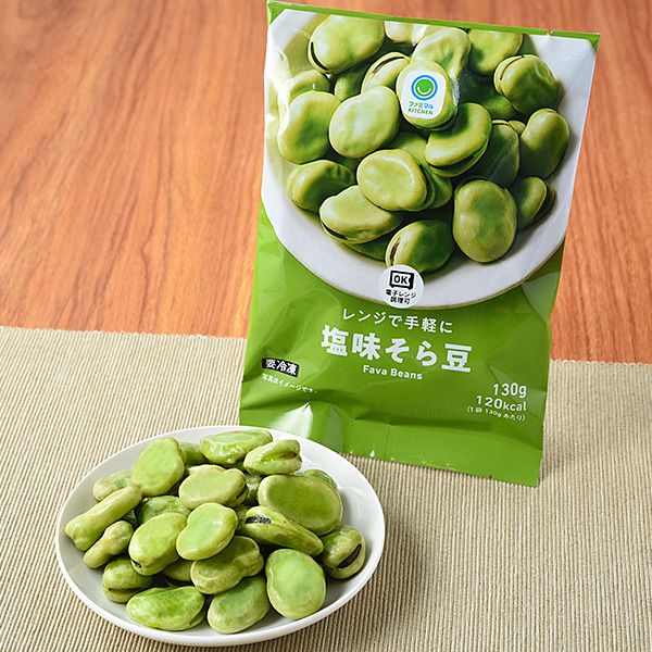 ファミリーマート レンジで手軽に塩味そら豆 2024年4月8日