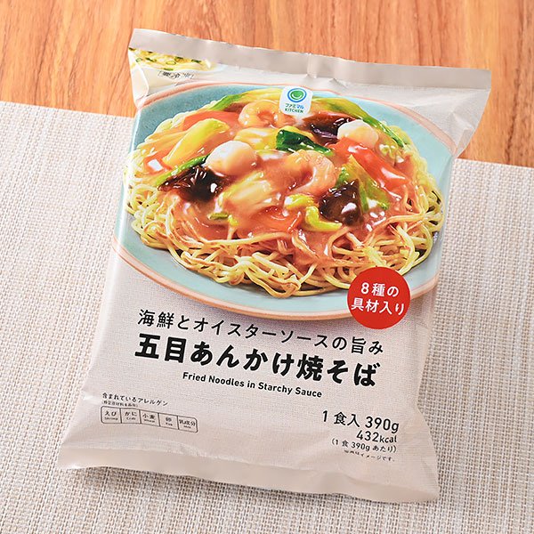 ファミリーマート 海鮮とオイスターソースの旨み五目あんかけ焼そば