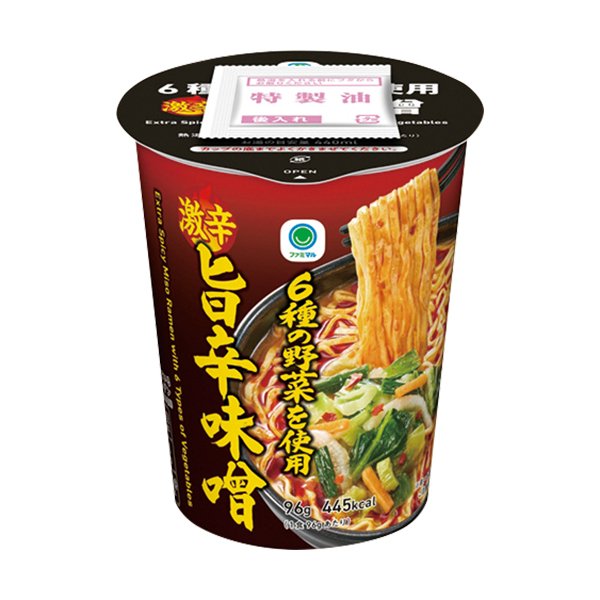 ファミリーマート 6種の野菜を使用 旨辛味噌 激辛