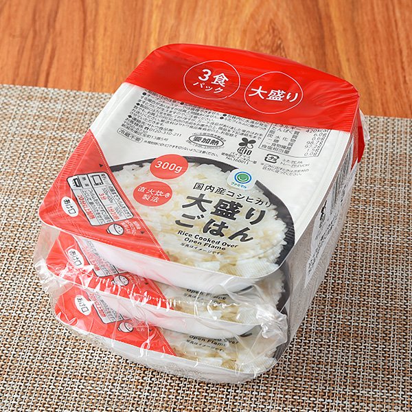 ファミリーマート 国内産コシヒカリ 大盛りごはん 300G 3食パック