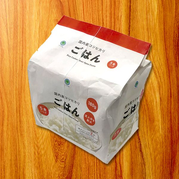 ファミリーマート 国内産コシヒカリごはん 180G 5食パック 2022年2月23日