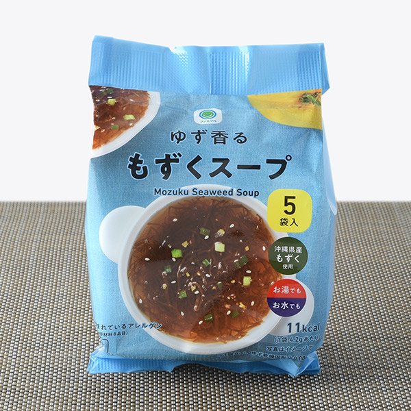 ファミリーマート ゆず香るもずくスープ5袋入