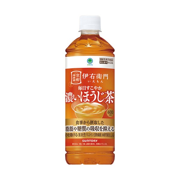 ファミリーマート 伊右衛門 毎日すこやか濃いほうじ茶 600ml