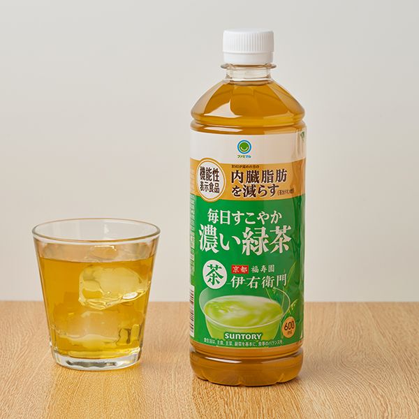 ファミリーマート 伊右衛門 毎日すこやか濃い緑茶 600ml 2024年10月9日