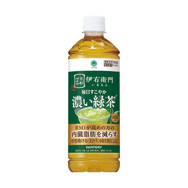 ファミリーマート 伊右衛門 毎日すこやか濃い緑茶 600ml