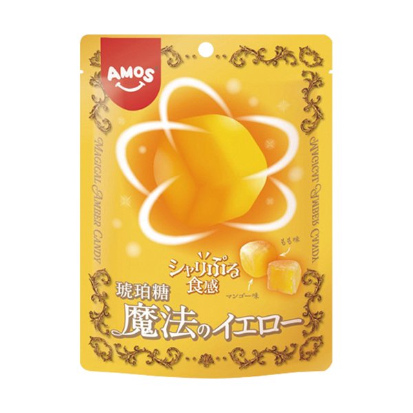 ファミリーマート ノースカラーズ 琥珀糖魔法のイエロー マンゴー味&もも味