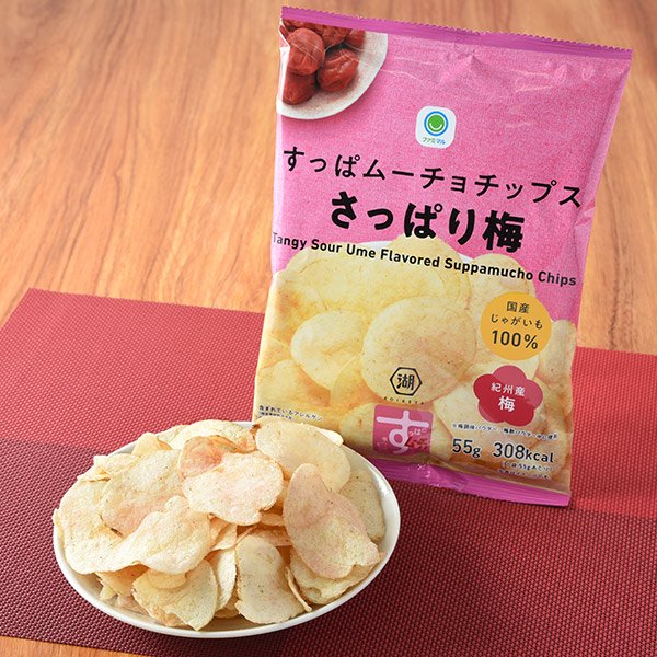 ファミリーマート すっぱムーチョチップスさっぱり梅