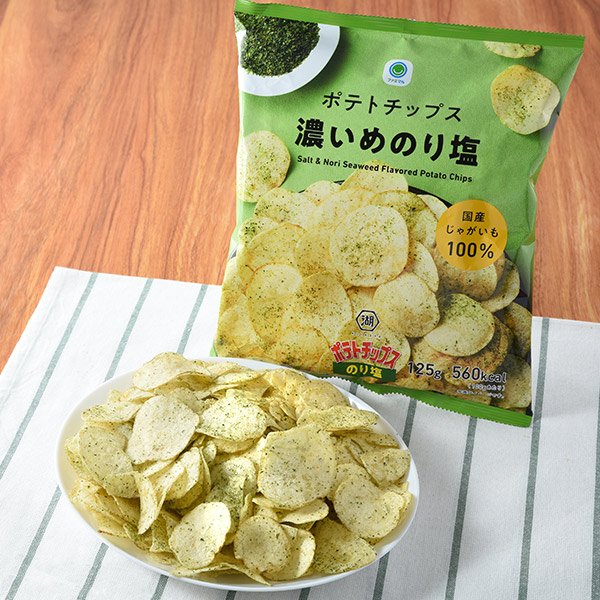 ファミリーマート ポテトチップス濃いめのり塩 大袋
