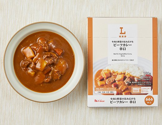 ローソン 牛肉と野菜の旨み広がるビーフカレー 辛口