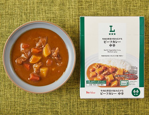 ローソン 牛肉と野菜の旨み広がるビーフカレー 中辛
