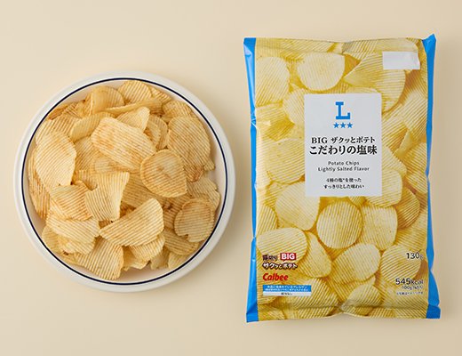 ローソン BIG ザクッとポテト こだわりの塩味