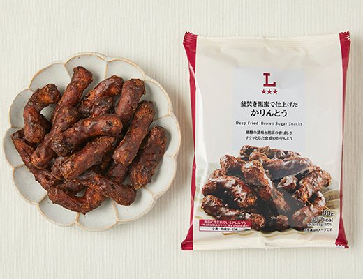 ローソン 釜焚き黒蜜で仕上げたかりんとう