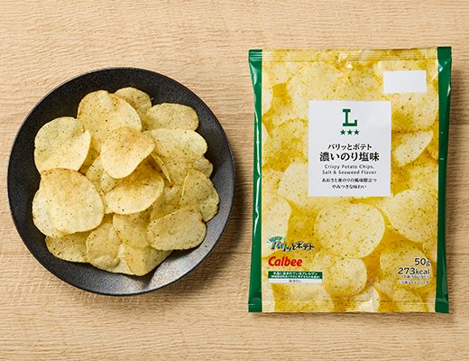 ローソン パリッとポテト 濃いのり塩味