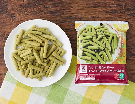ローソン たんぱく質たっぷりのえんどう豆スナック バター醤油味