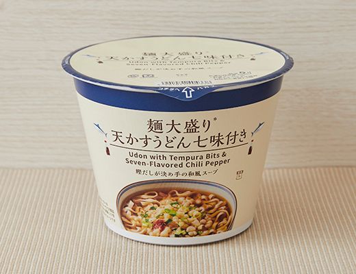 ローソン 麺大盛り 天かすうどん 七味付き 2025年7月11日