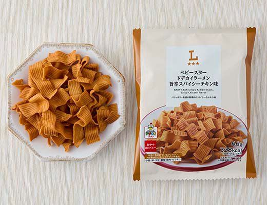ローソン ベビースター ドデカイラーメン 旨辛スパイシーチキン味