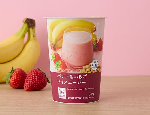 ローソン バナナ&いちごソイスムージー 2025年5月14日