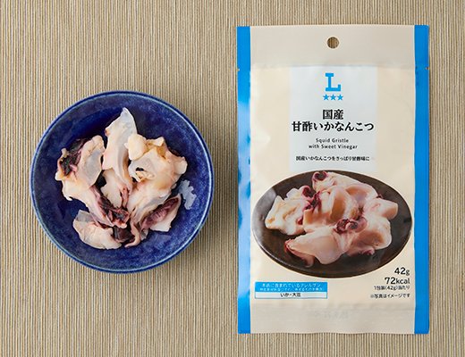 ローソン 国産甘酢いかなんこつ