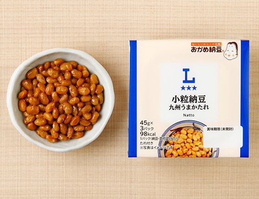 ローソン 小粒納豆 九州うまかたれ