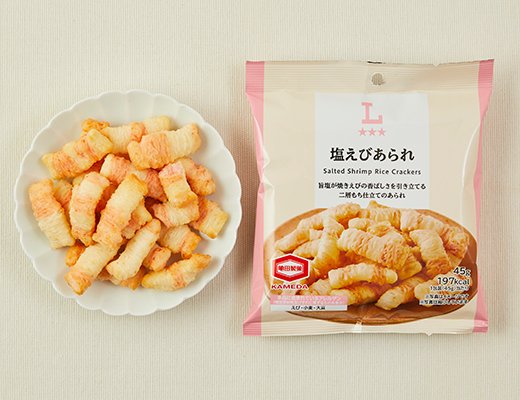 ローソン 塩えびあられ