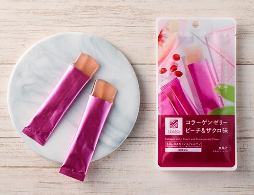 ローソン コラーゲンゼリー ピーチ&ザクロ味