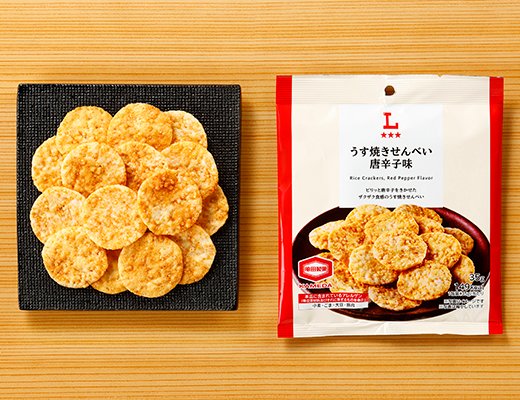 ローソン うす焼きせんべい 唐辛子味