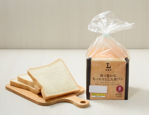 ローソン 香り豊かなもっちりとした食パン 8枚入