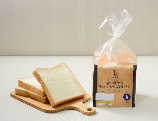 ローソン 香り豊かなもっちりとした食パン 6枚入