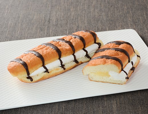ローソン ホイップ&カスタードドーナツ