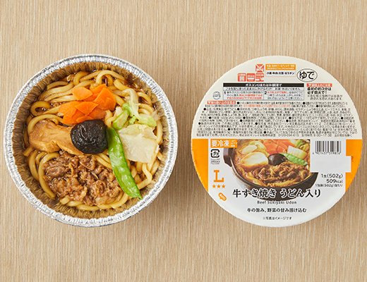 ローソン 牛すき焼き うどん入り