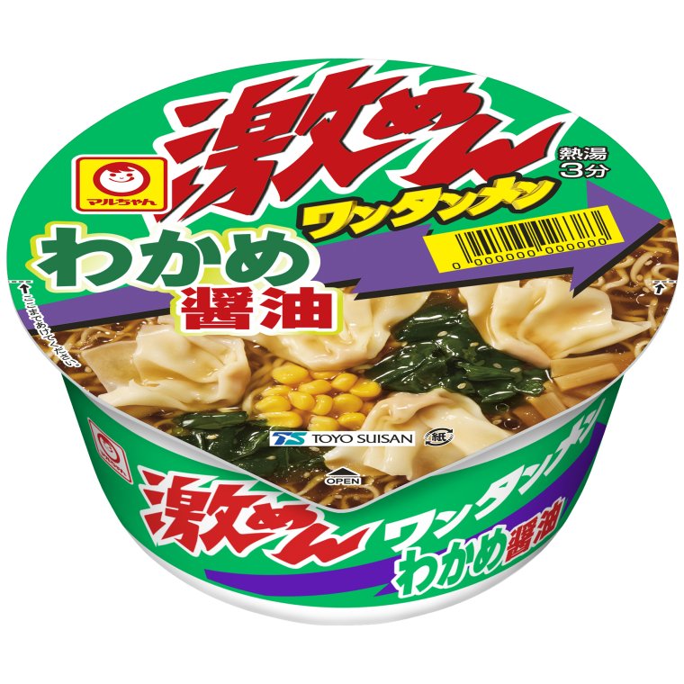 東洋水産 激めんワンタンメン わかめ醤油
