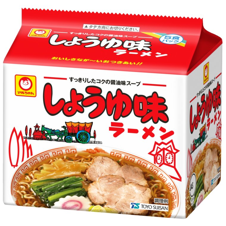 東洋水産 しょうゆ味ラーメン 5食パック