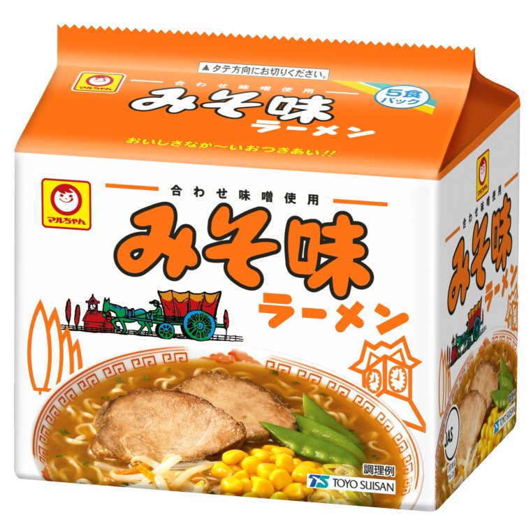 東洋水産 みそ味ラーメン 5食パック