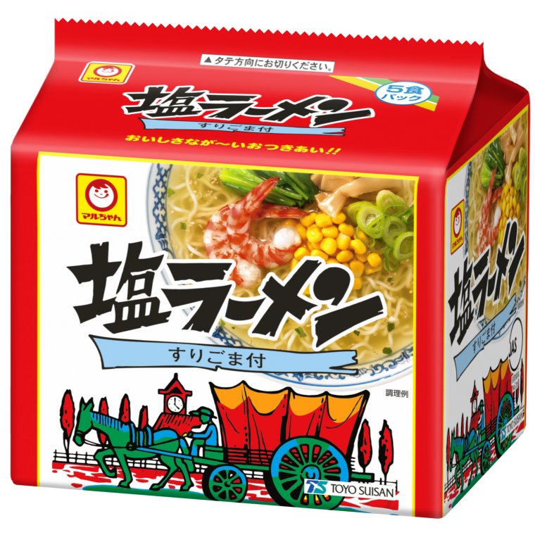 東洋水産 塩ラーメン 5食パック