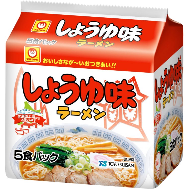 東洋水産 しょうゆ味ラーメン 5食パック(北海道)