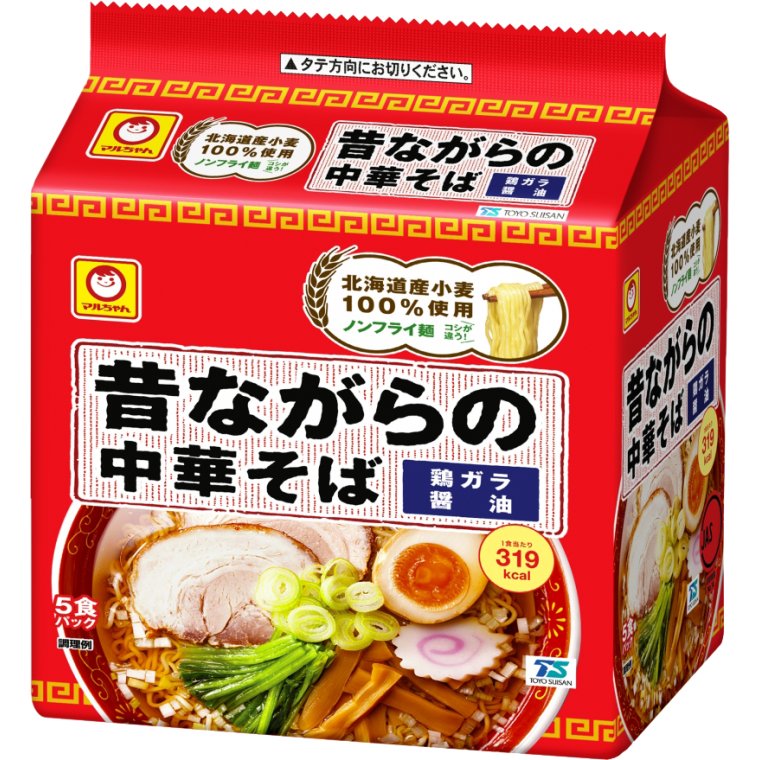東洋水産 昔ながらの中華そば 5食パック