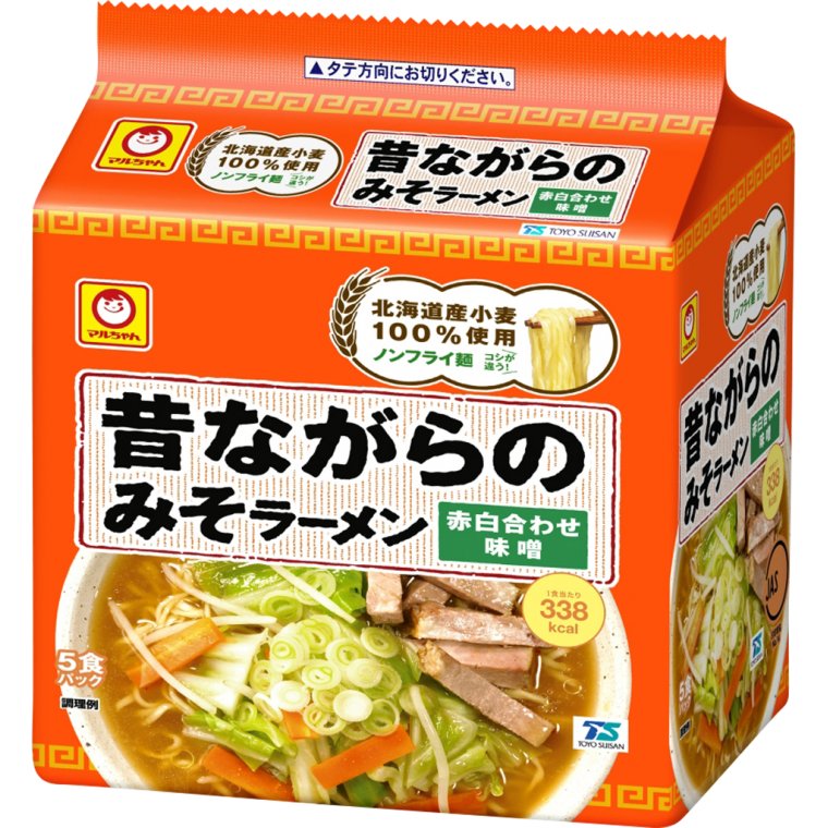 東洋水産 昔ながらのみそラーメン 5食パック