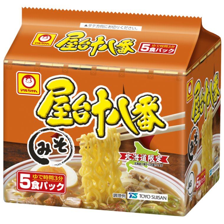 東洋水産 屋台十八番 みそ 5食パック
