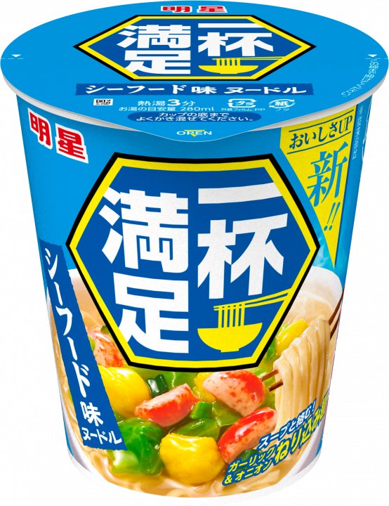 明星食品 明星 一杯満足 シーフード味ヌードル
