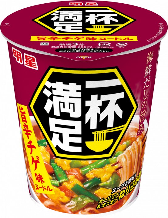 明星食品 明星 一杯満足 旨辛チゲ味ヌードル