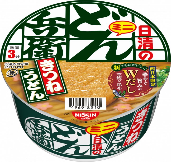 日清食品 日清のどん兵衛 きつねうどんミニ [西]